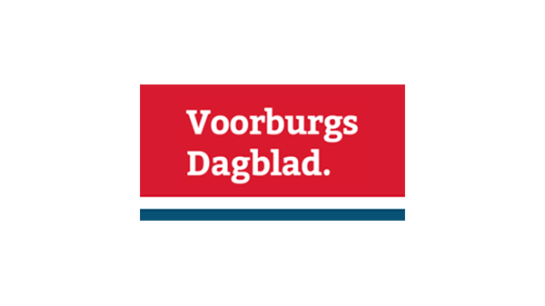 Logo krant Leidschendam - Voorburgs Dagblad op een transparante achtergrond - 600 * 337 pixels 